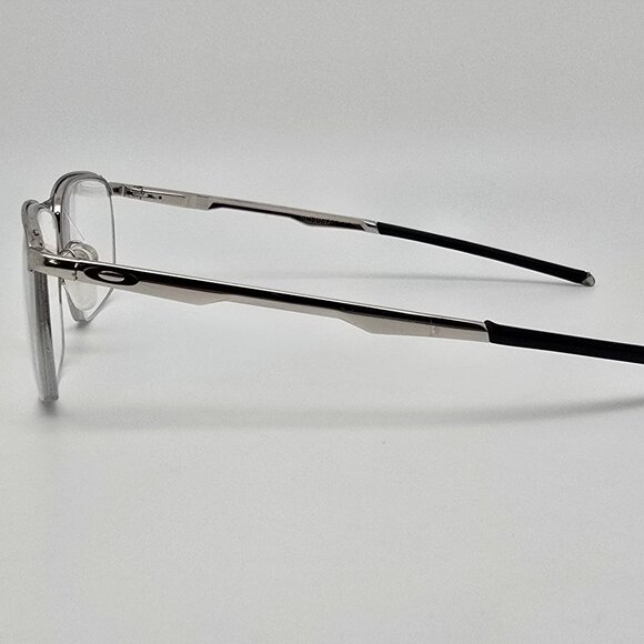 Oakley OX3187-0353 Conductor 0.5 Chrome Semi Rimless Eyeglasses Frame w/ Case - Picture 4 of 16